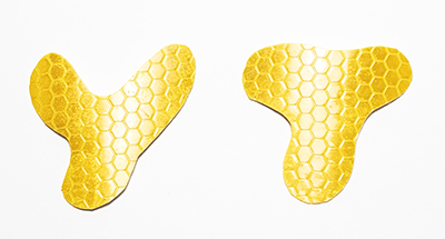 イニシャルはんしゃシール